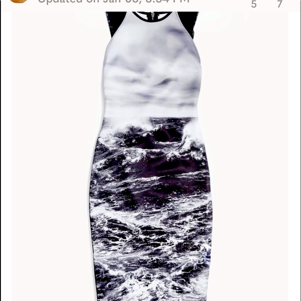 CARBON 38  Lithium mural dress